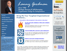 Tablet Screenshot of lannygoodman.com